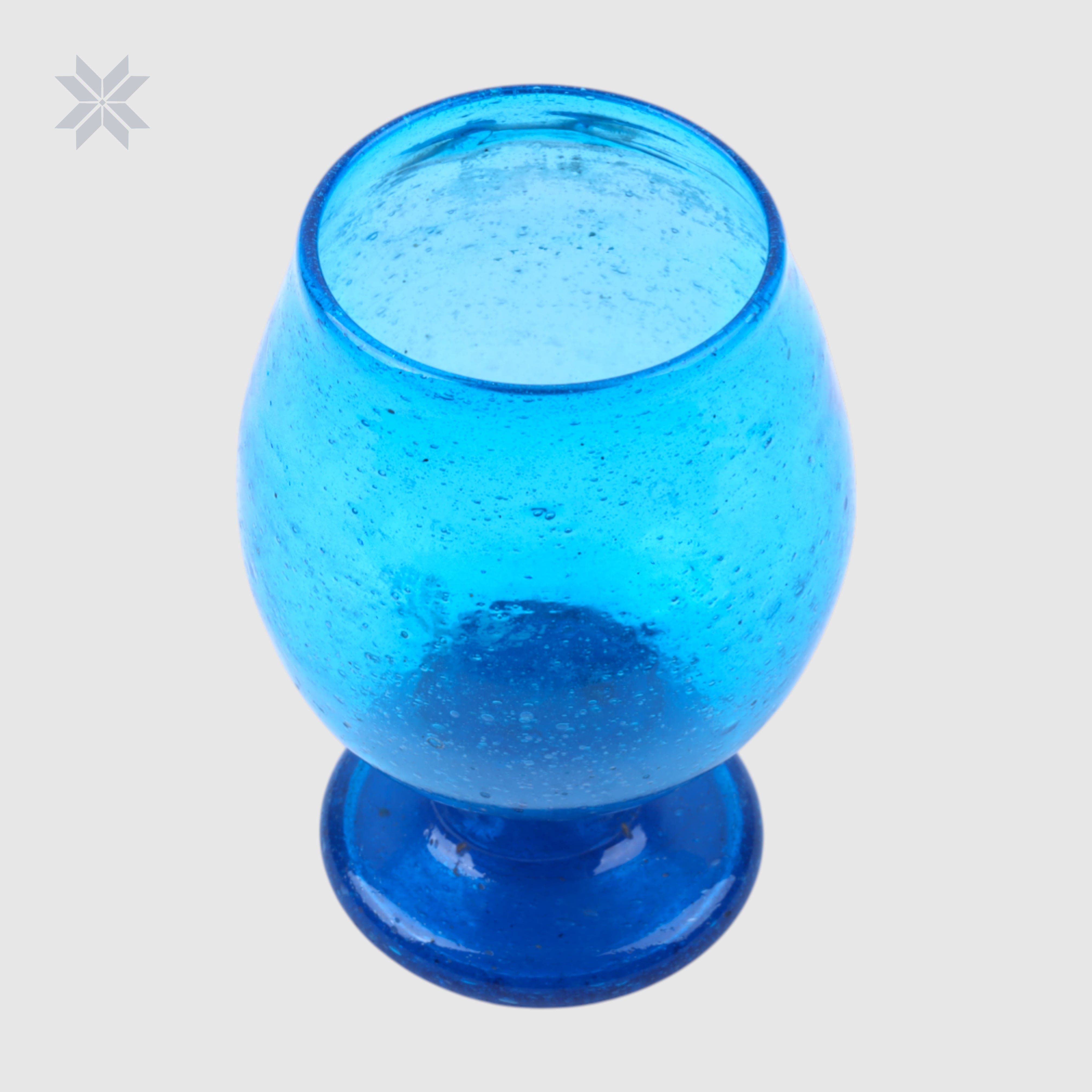 Set of 6, Handmade Drinking Glass