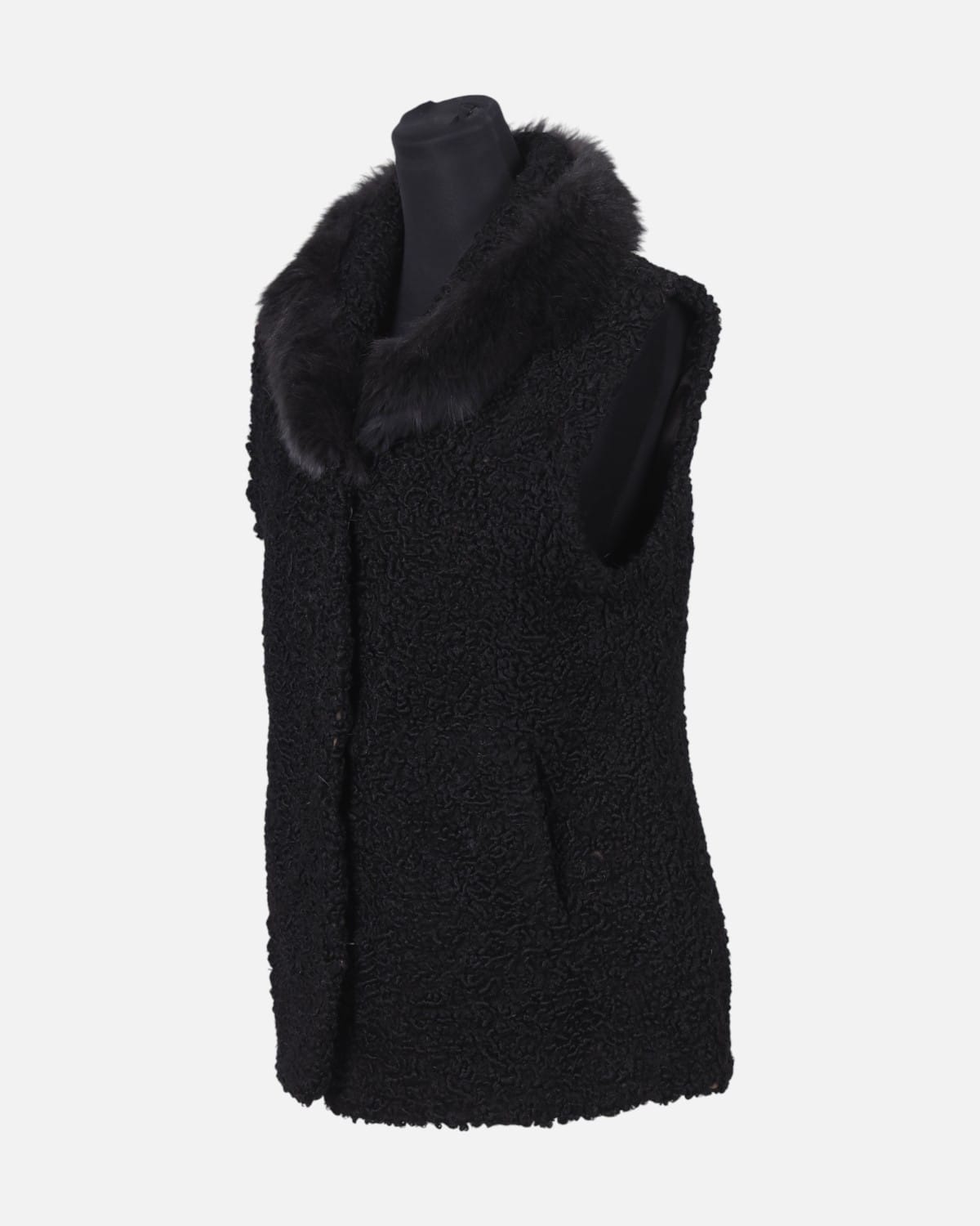 Black Handmade Vest
