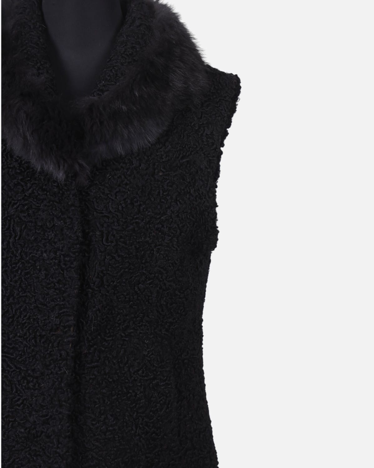Black Handmade Vest