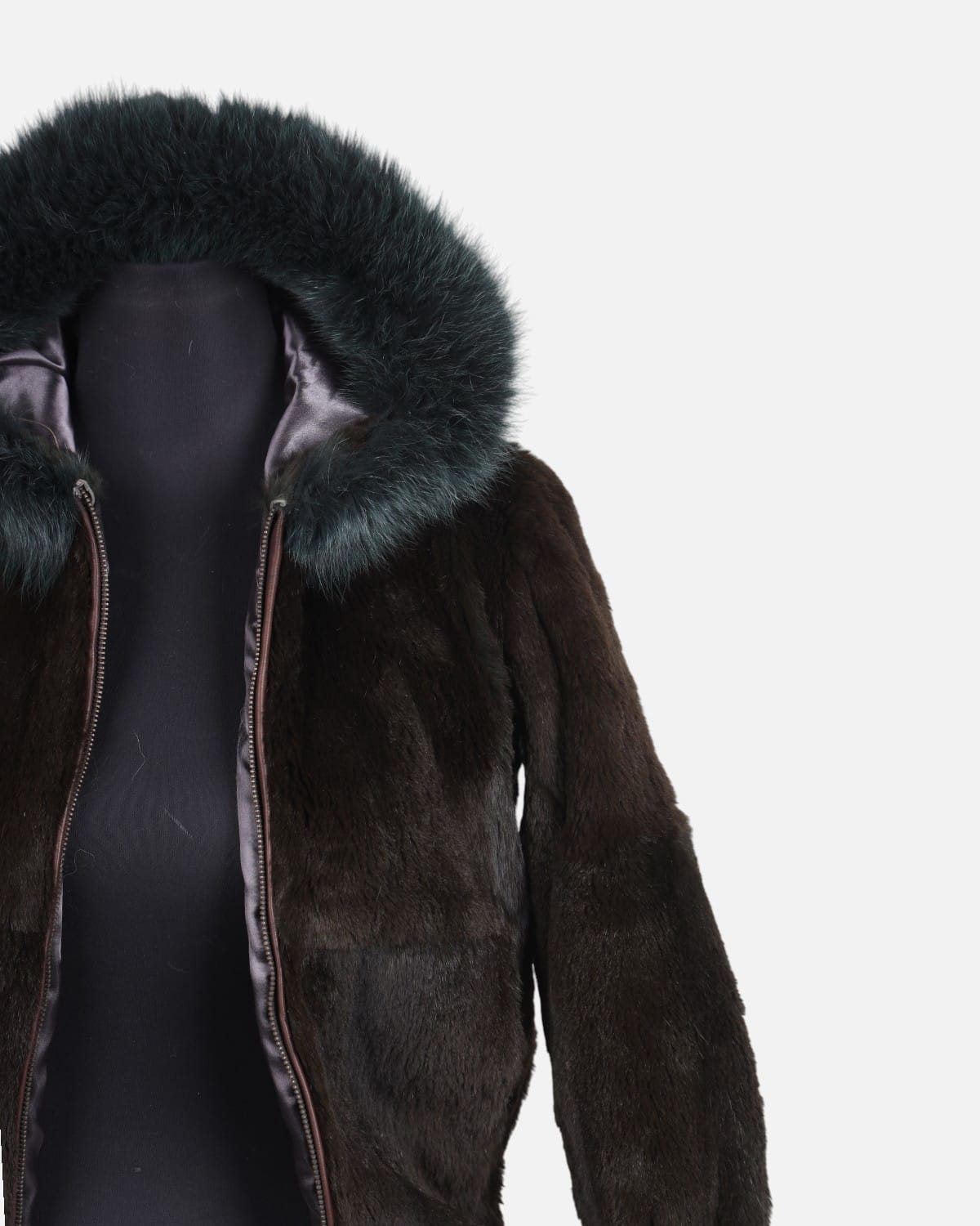 Kids Fur Lined Hooded Winter Coat
