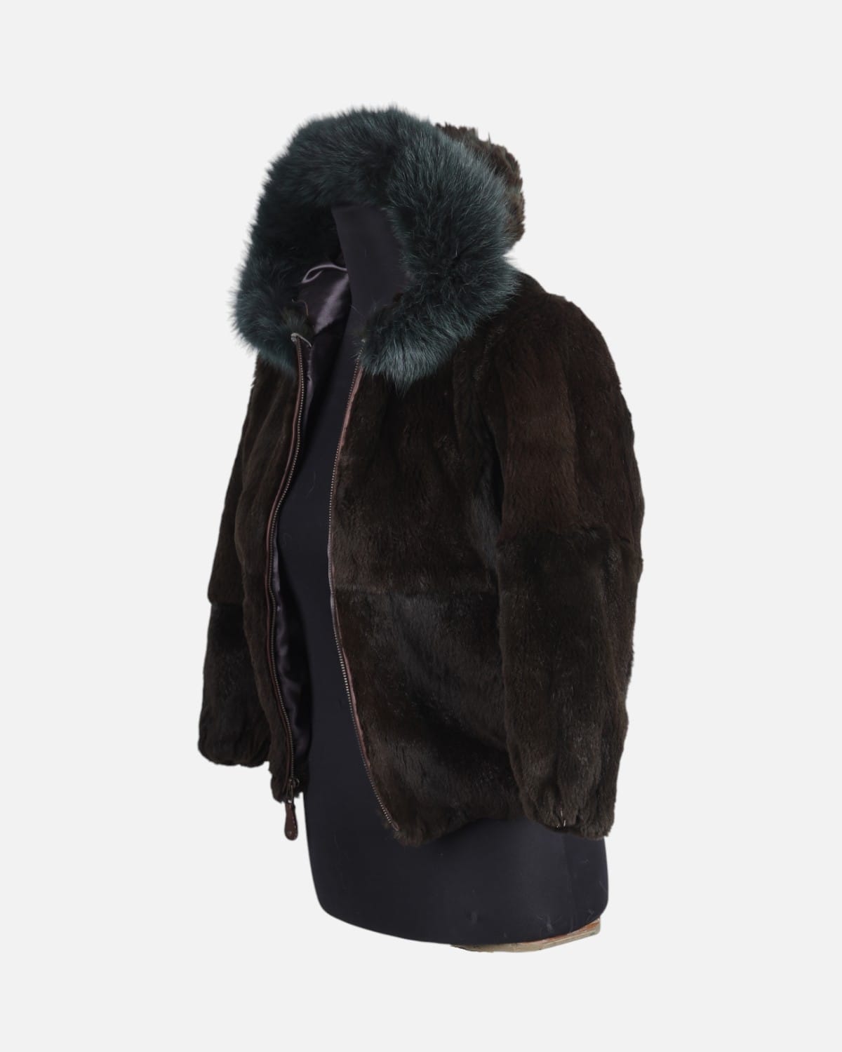Kids Fur Lined Hooded Winter Coat