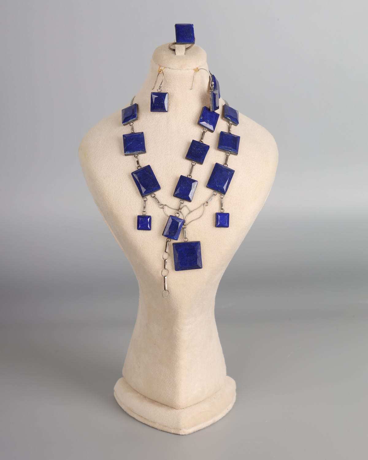 Handcrafted Lapis Lazuli Jewelry Set
