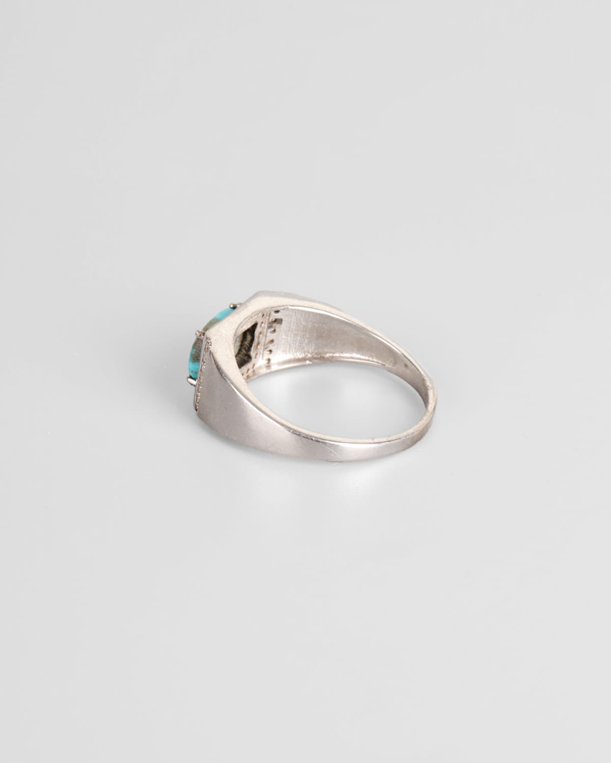 Turquoise Nishapur Ring 925 Silver Gemstone Ring