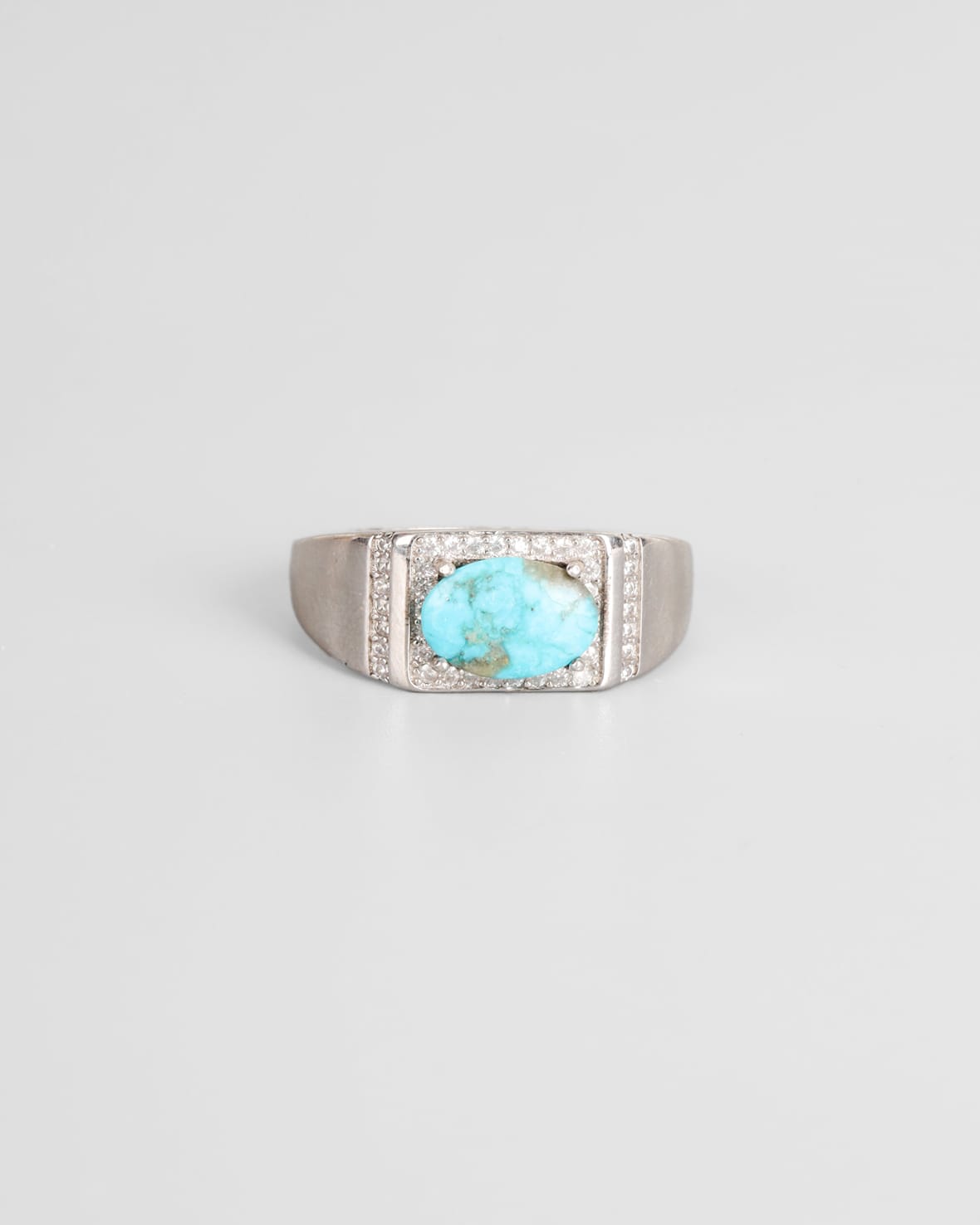 Turquoise Nishapur Ring 925 Silver Gemstone Ring