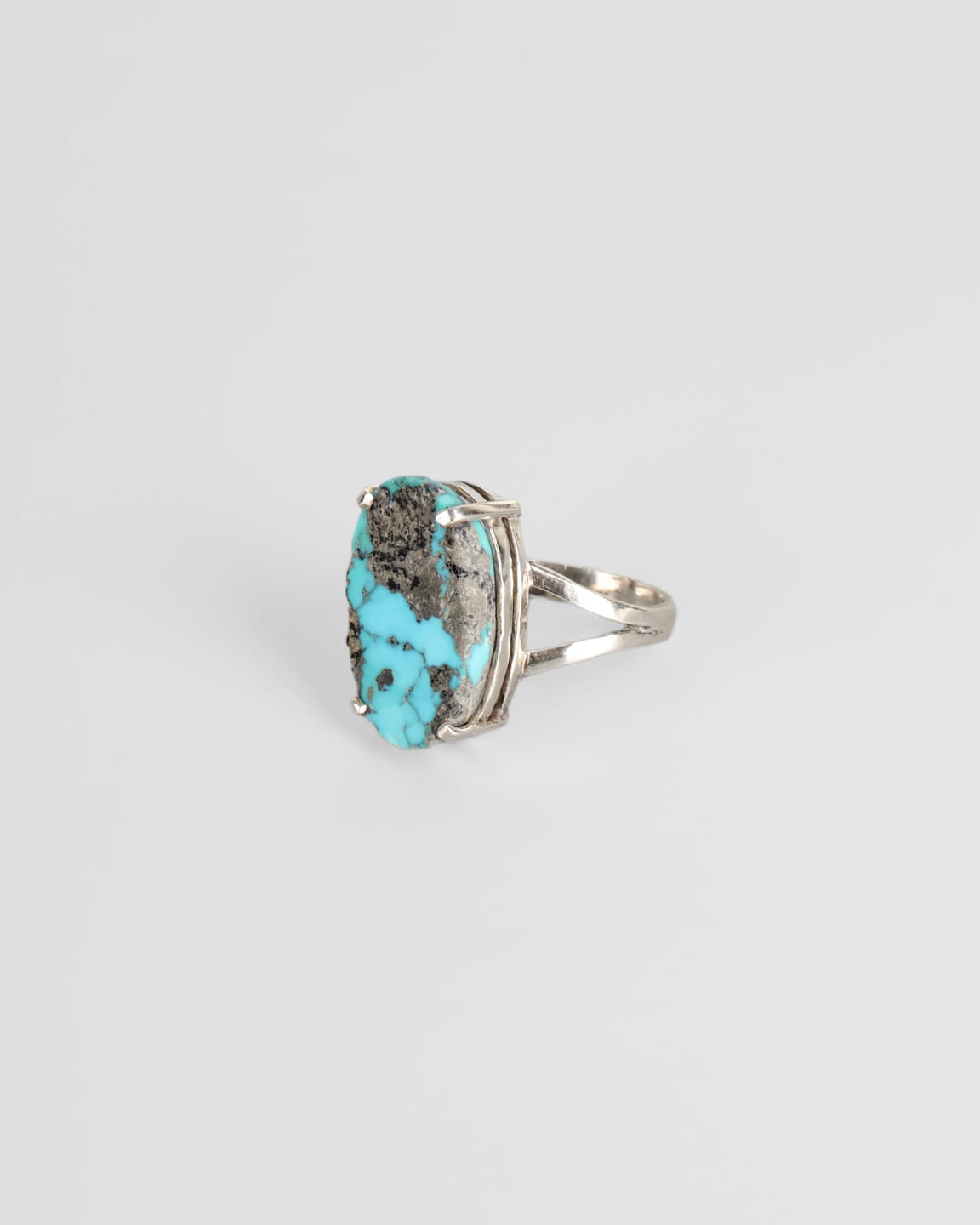 Women’s Iranian Nishapur Turquoise Ring