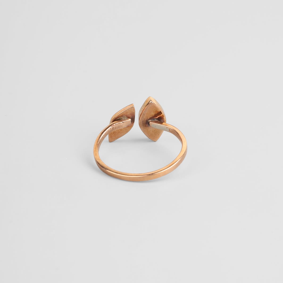 Lapis Lazuli & Brass Minimalist Ring