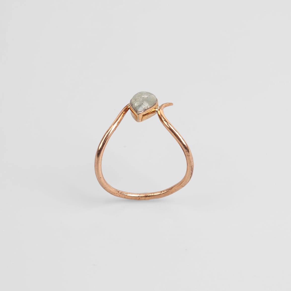 Scapolite Stone Minimalist Ring
