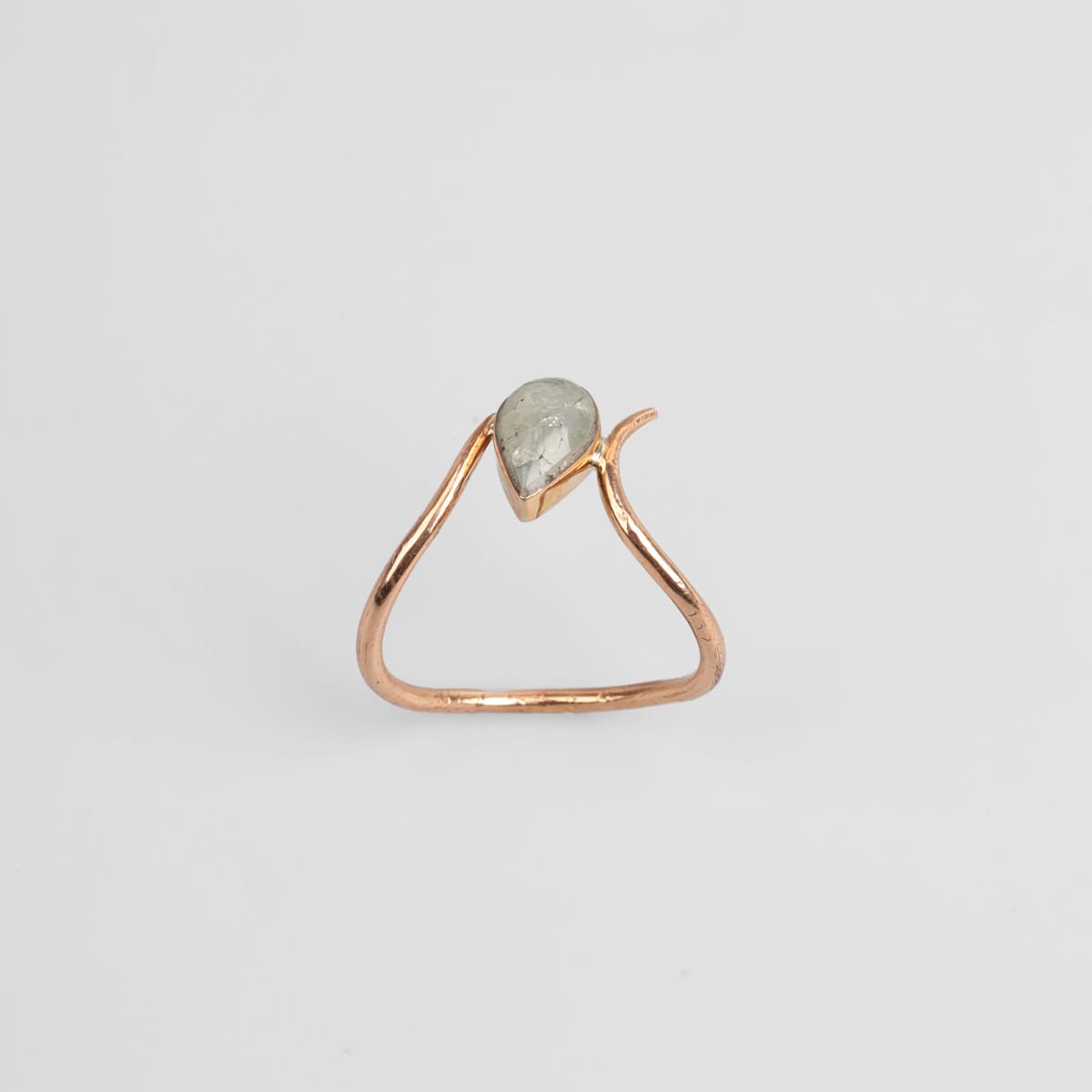 Scapolite Stone Minimalist Ring