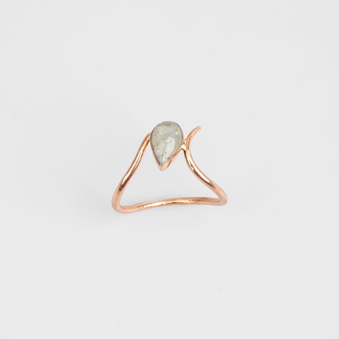 Scapolite Stone Minimalist Ring