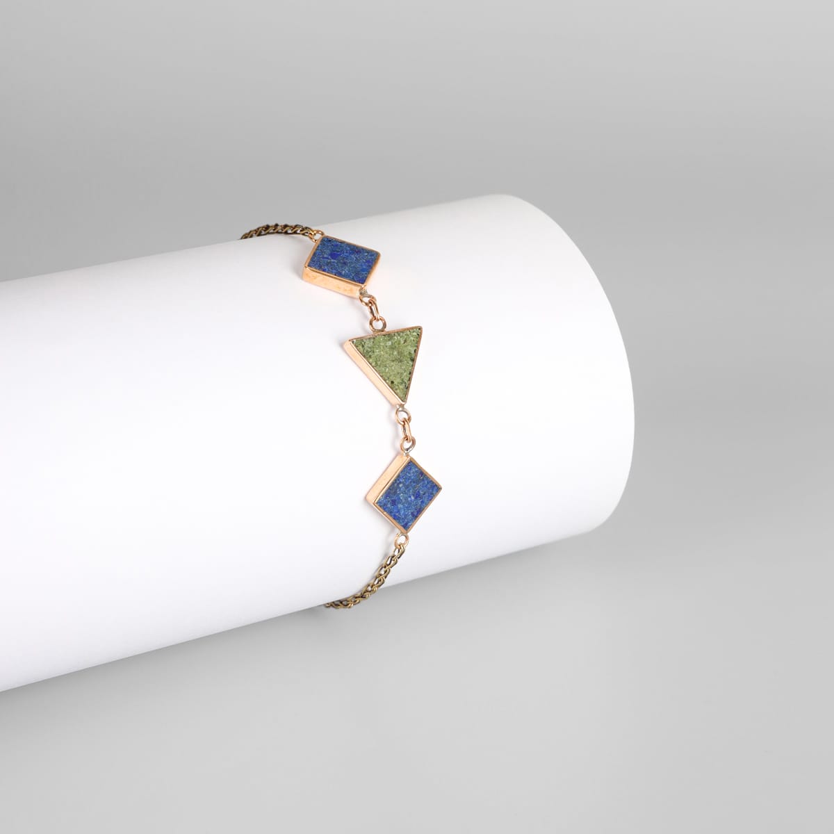 Lapis Lazuli & Bamyan Turquoise Bracelet