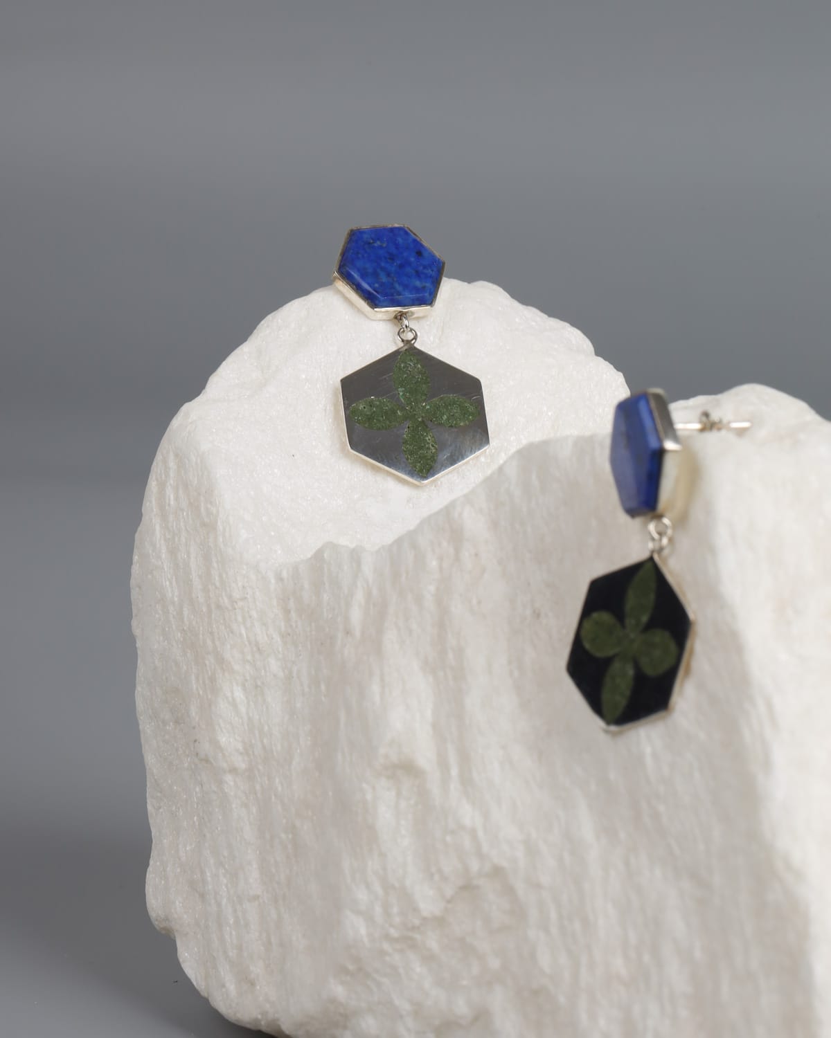Lapis Lazuli & Turquoise Gemstone Earrings