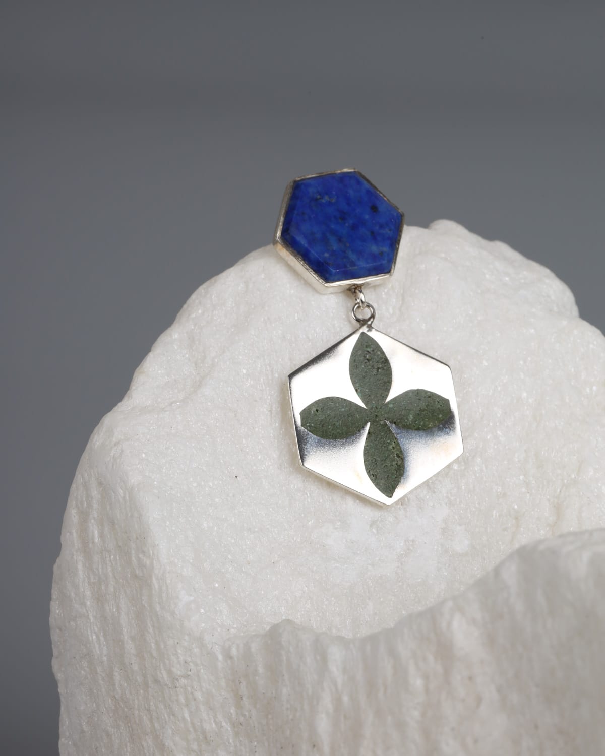 Lapis Lazuli & Turquoise Gemstone Earrings