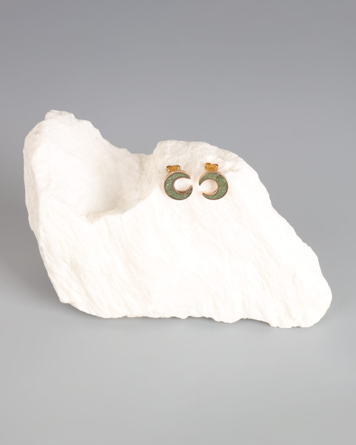 Half Moon Bamyan Turquoise Earring