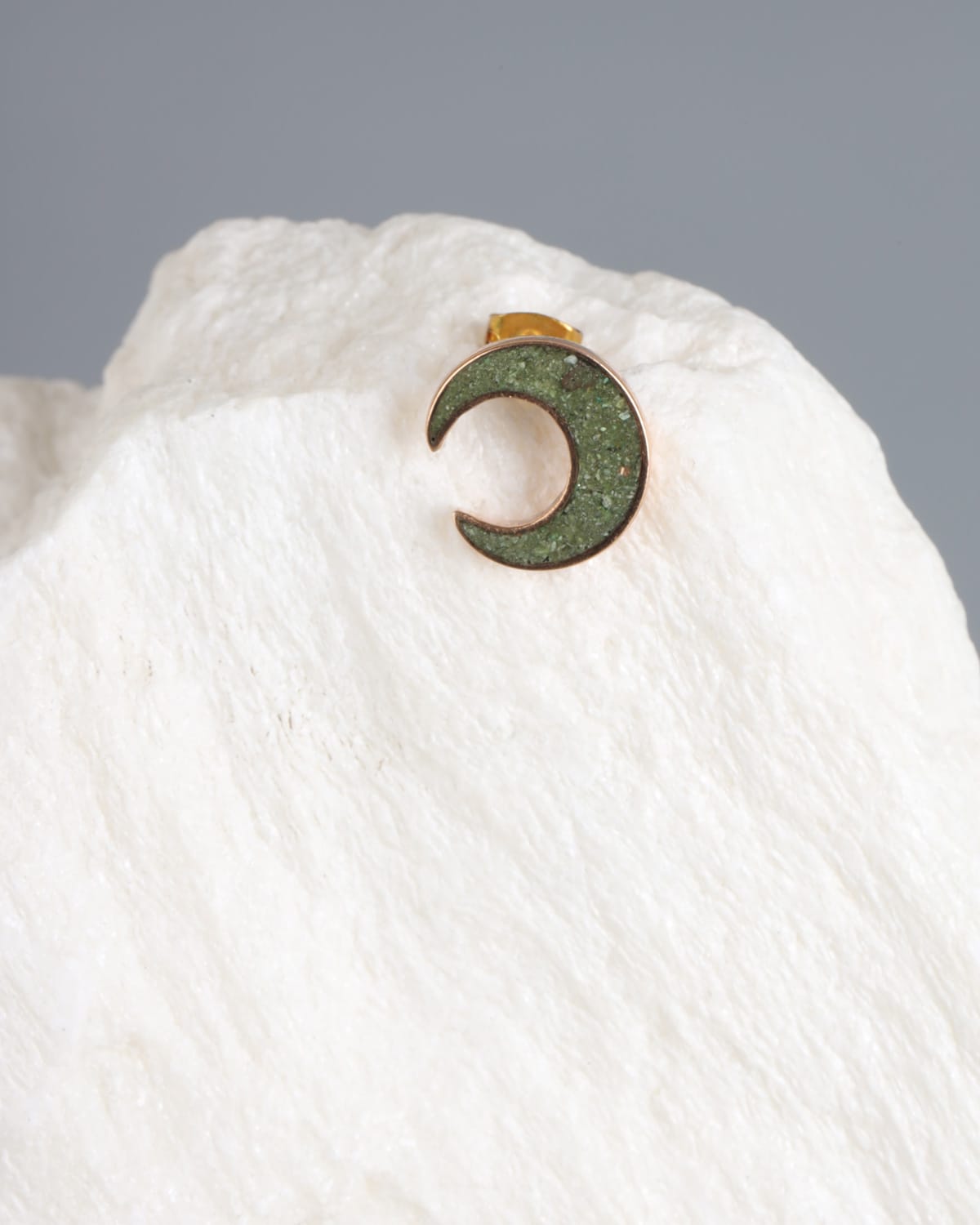 Half Moon Bamyan Turquoise Earring