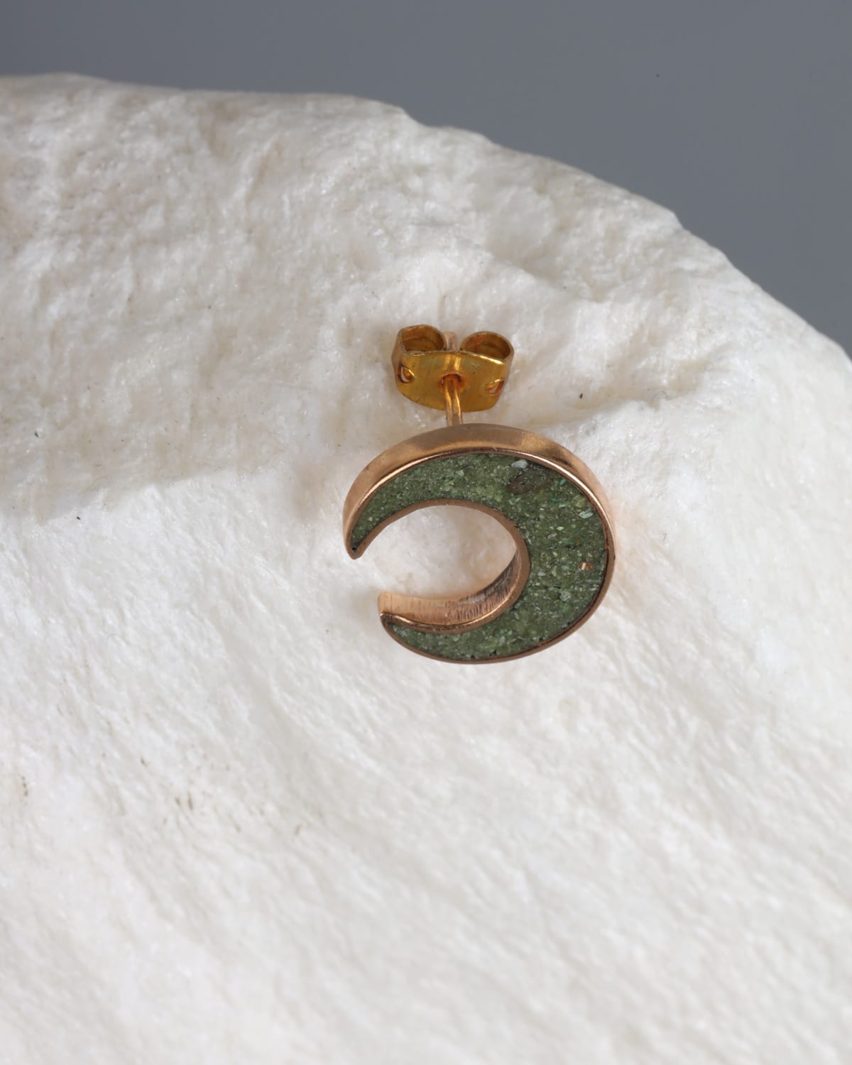 Half Moon Bamyan Turquoise Earring