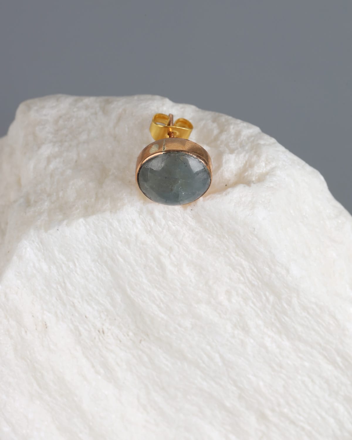Scapolite Stone Stud Earrings