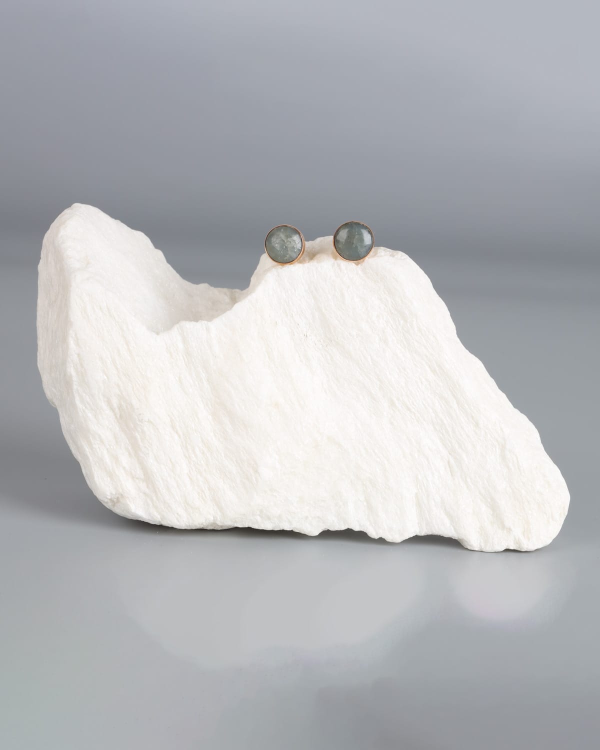 Scapolite Stone Stud Earrings