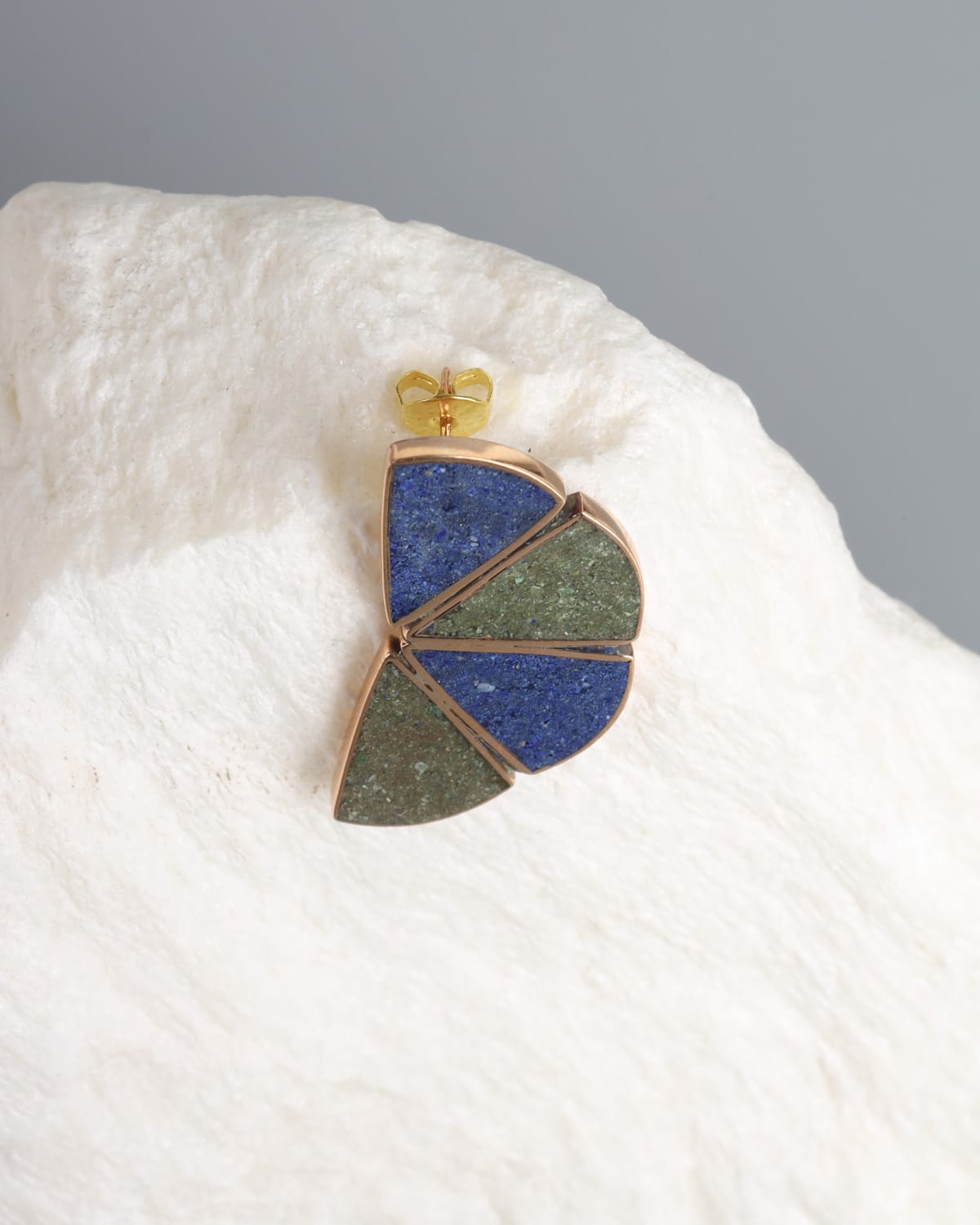 Modern Lapis Lazuli & Turquoise Earrings