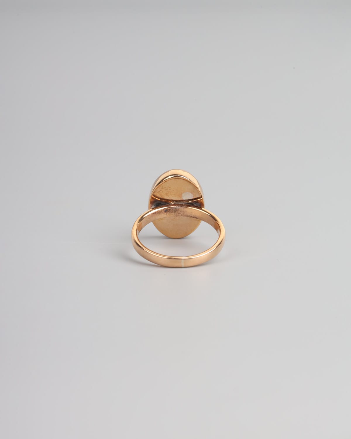 Turquoise Gold Plated Brass Ring