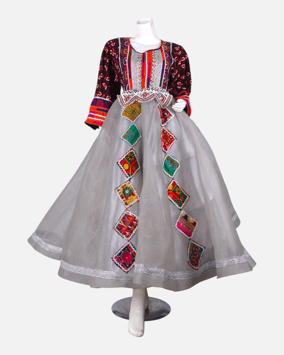 Traditional Afghan Hand Embroidered Dress