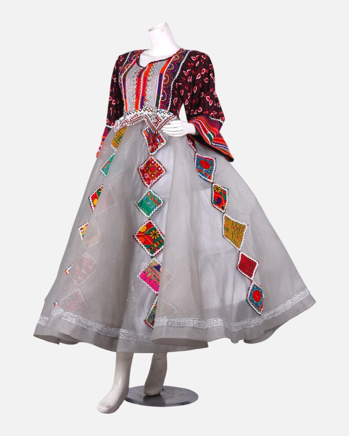 Traditional Afghan Hand Embroidered Dress