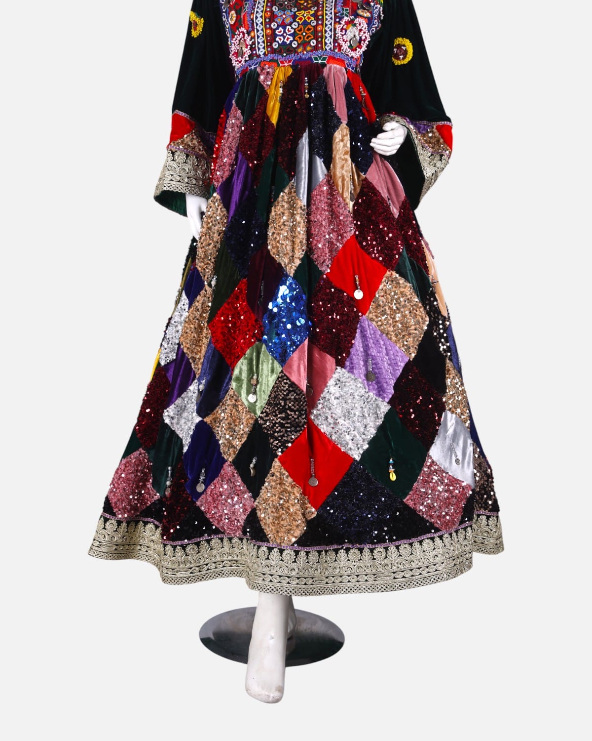 Afghan Handcrafted Sequin Dress