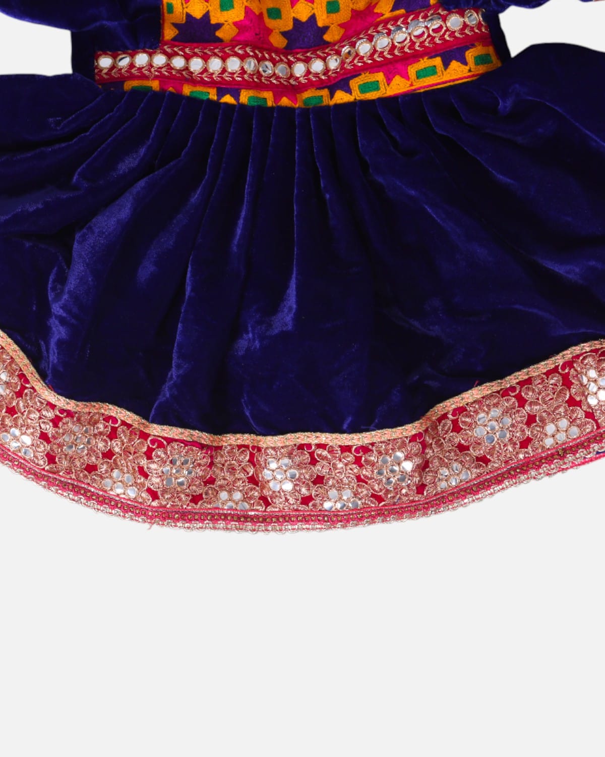 Children’s Velvet Dress with Embroidery