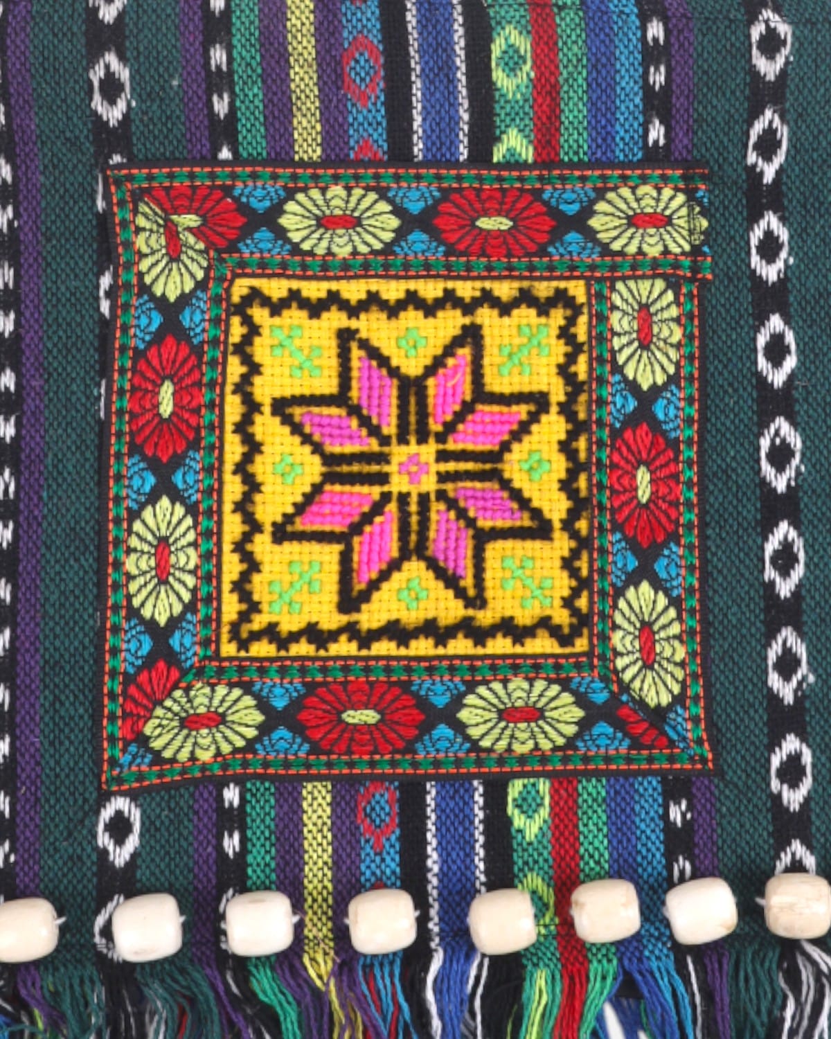 Floral Embroidered Shoulder Bag