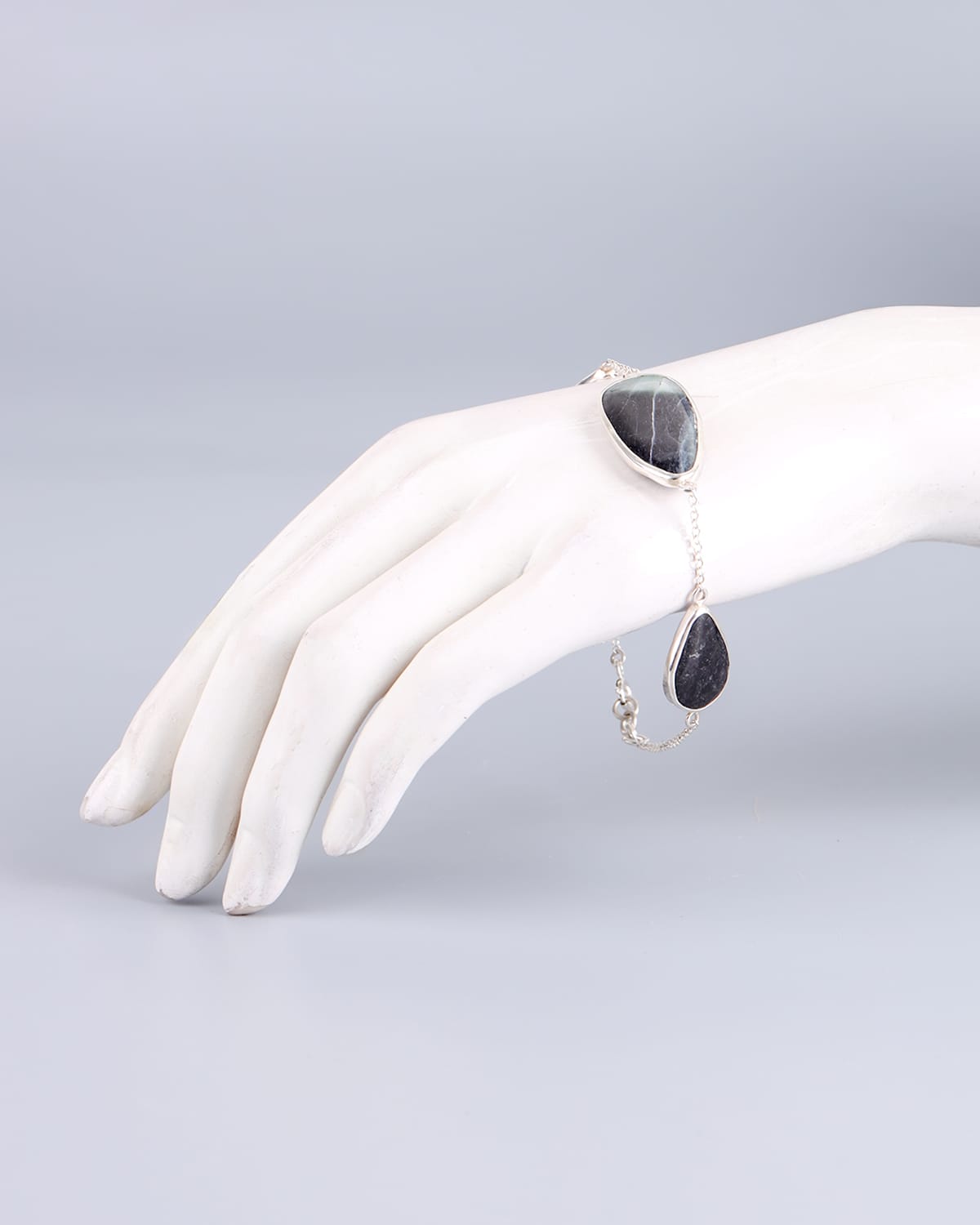 Handmade Afghan Beryl Silver Bracelet