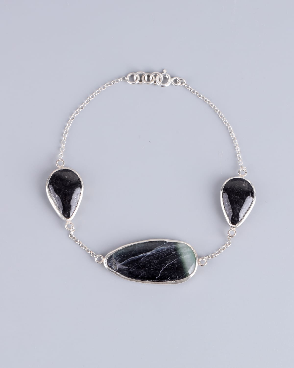 Handmade Afghan Beryl Silver Bracelet