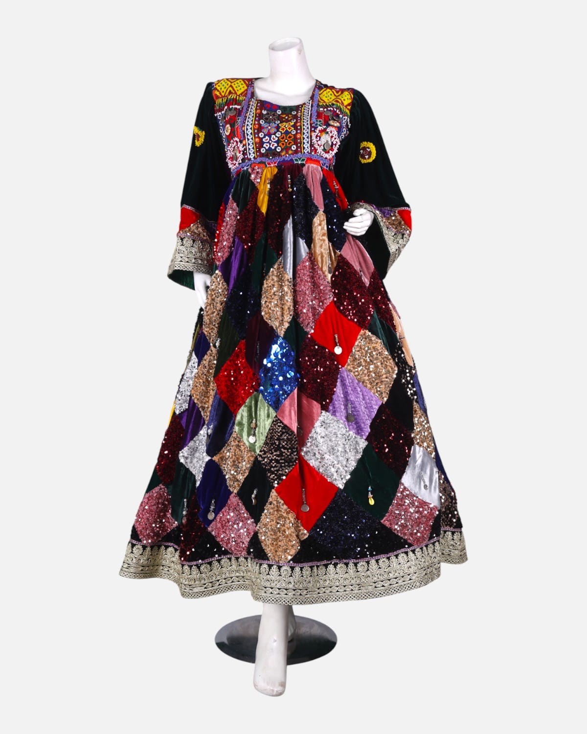 Afghan Handcrafted Sequin Dress