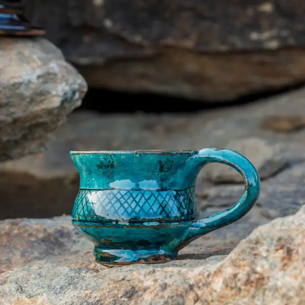 Hand-Painted Coffee set of 4 Mug