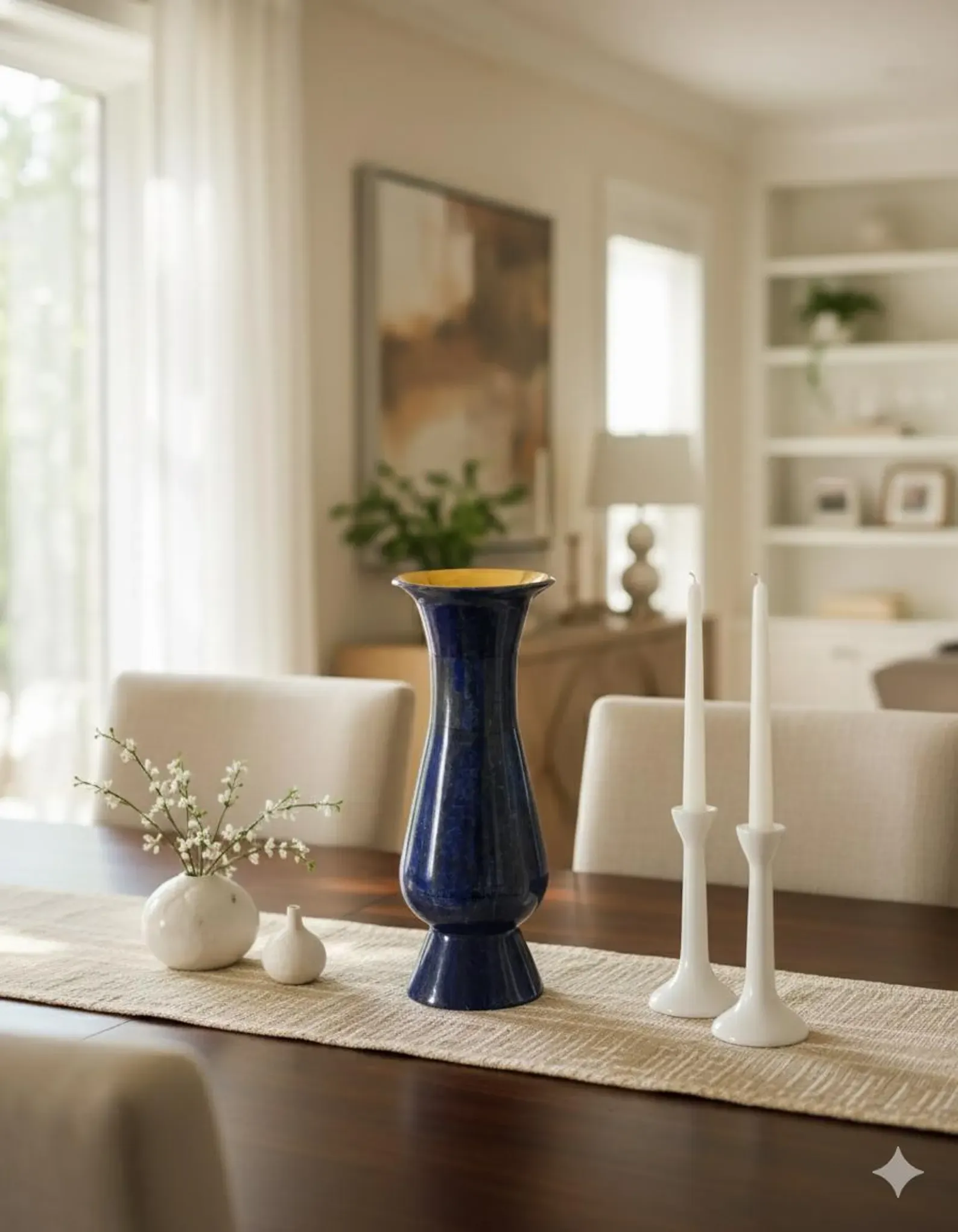 Lapis Lazuli Handmade Flower Vase