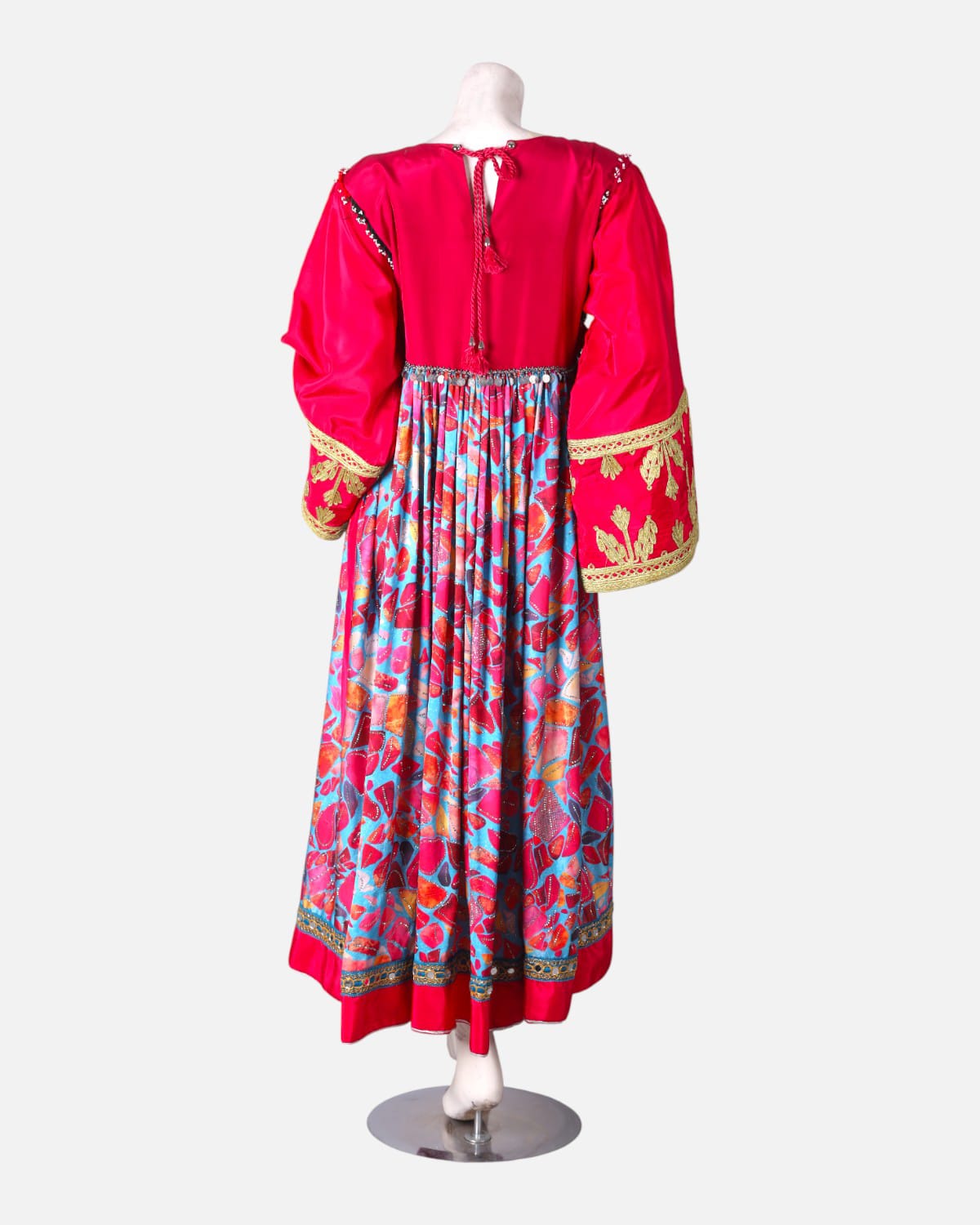 Tajik Traditional Handwoven Dress Afghani