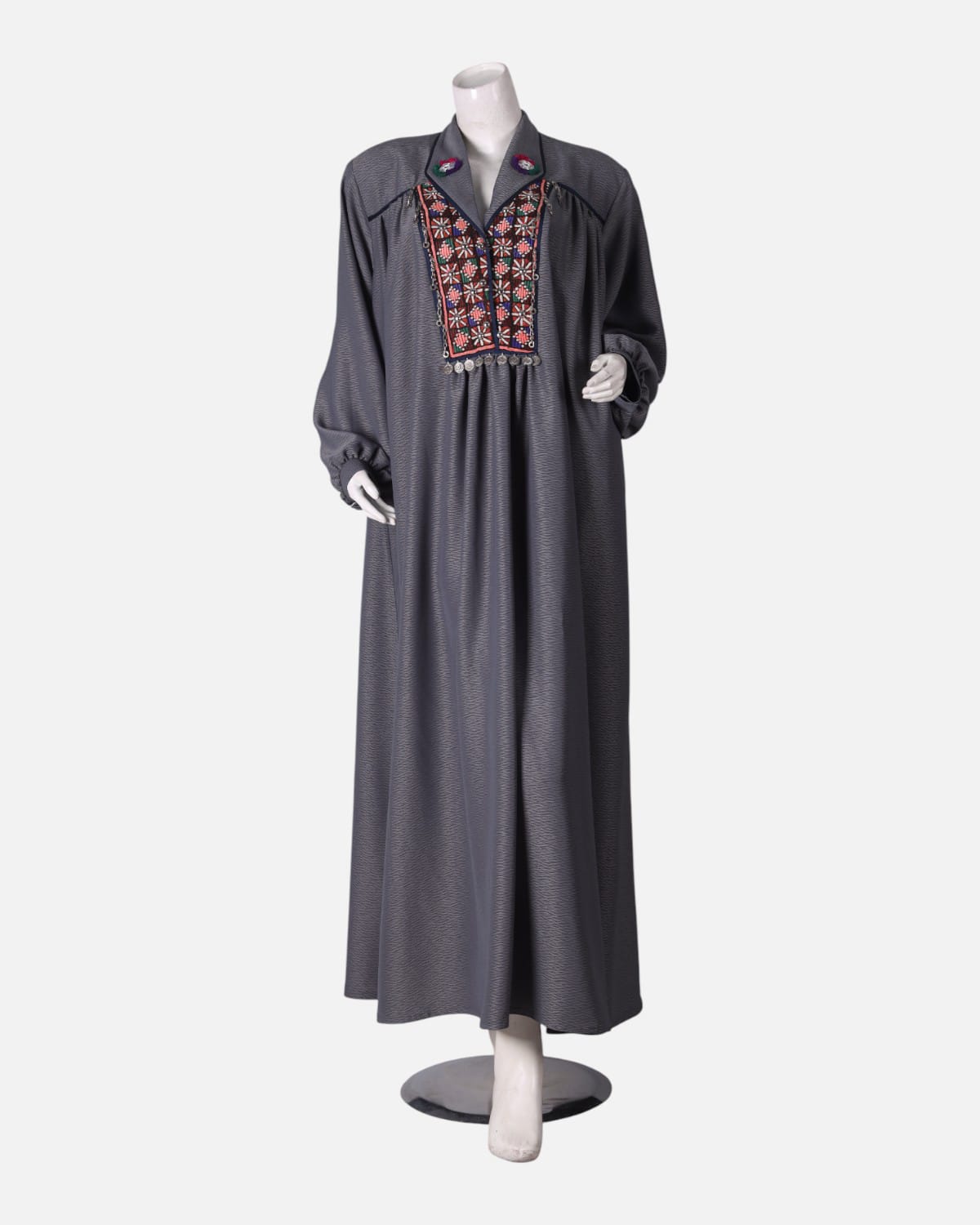 Afghan Long Hijab Design Satin Piece
