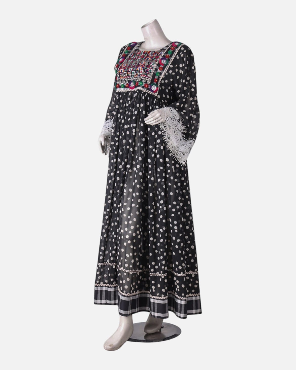 Afghan Hand Embroidered Lightweight Dress