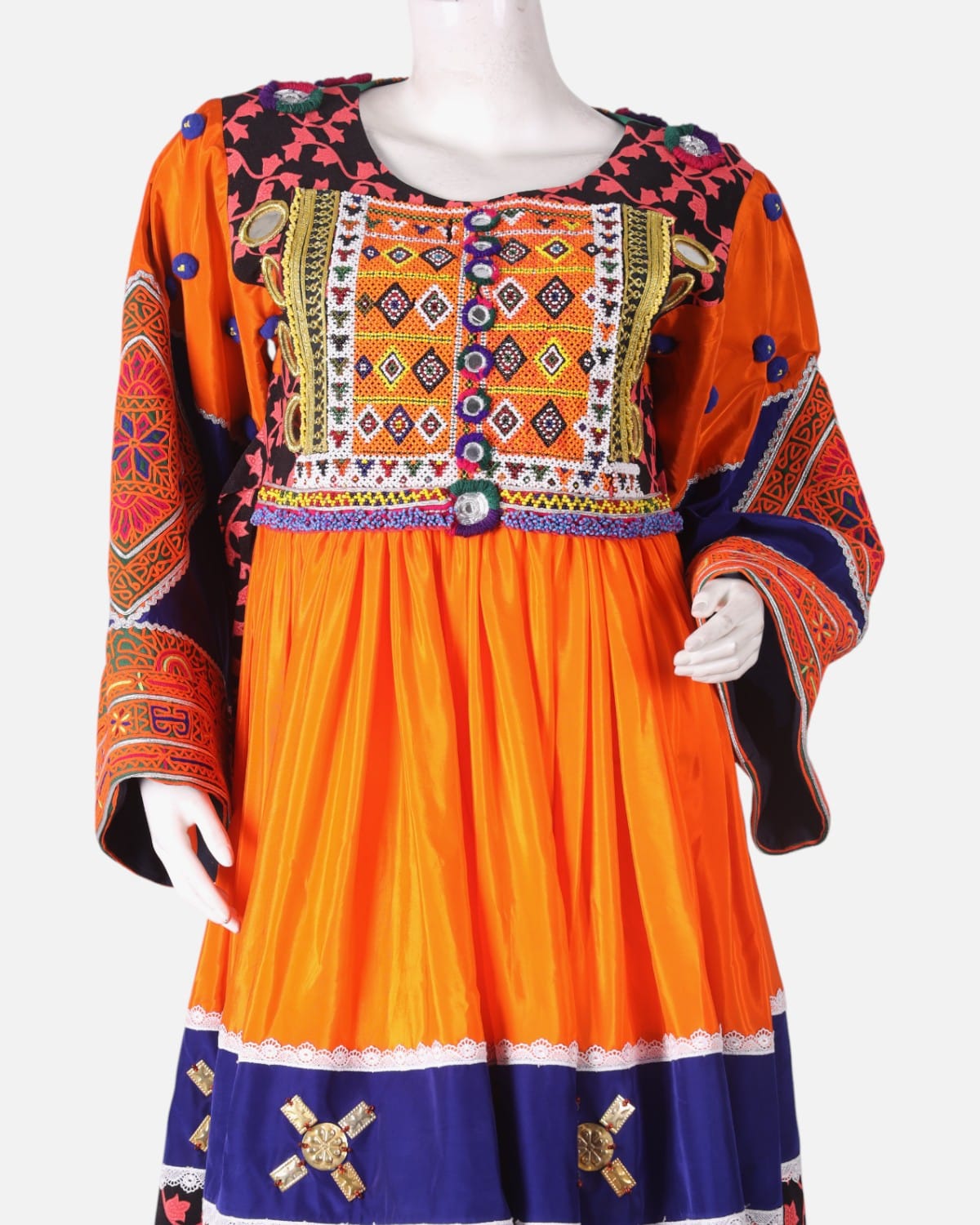 Afghan Traditional Short Dress