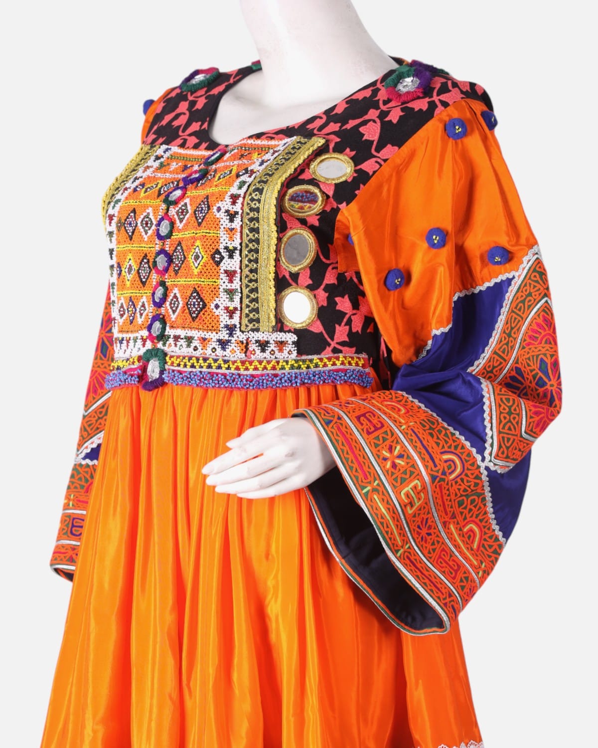 Afghan Traditional Short Dress