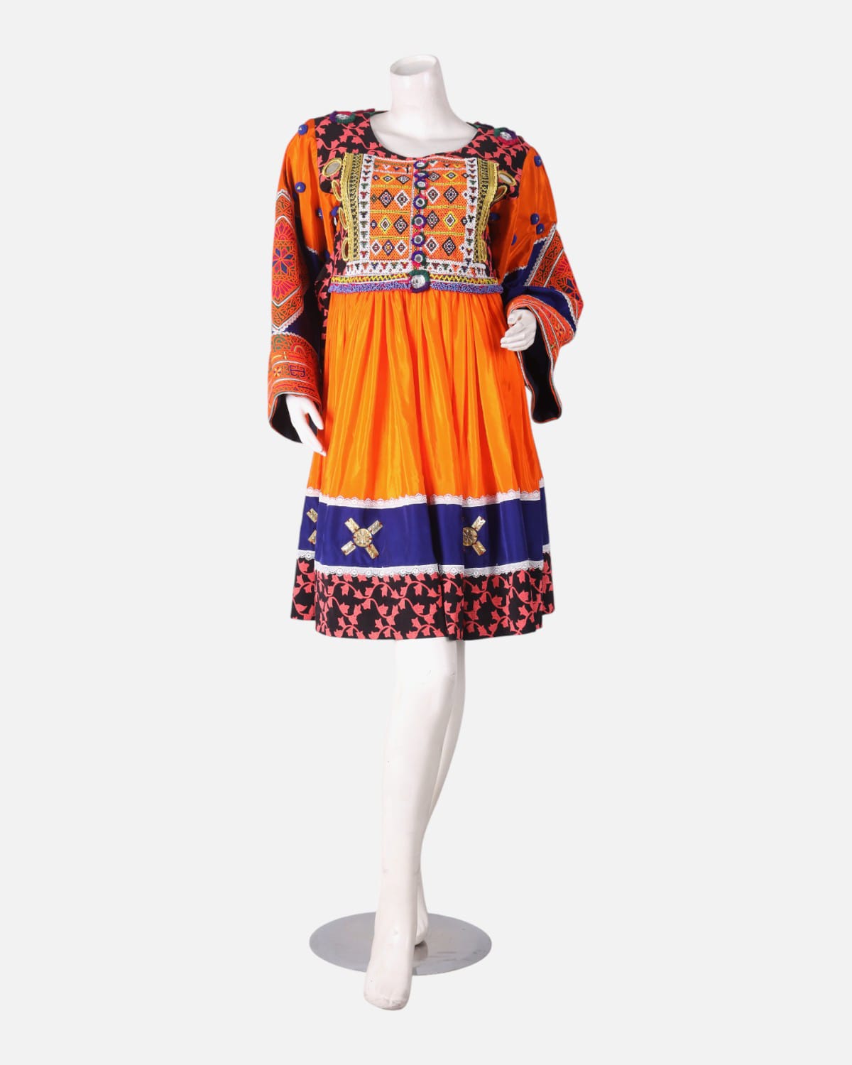 Afghan Traditional Short Dress