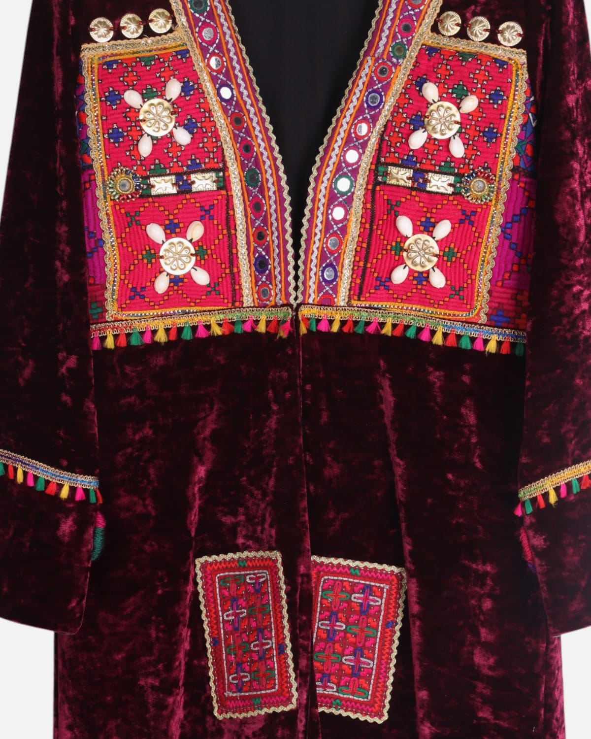 Velvet Afghan Dress Traditional
