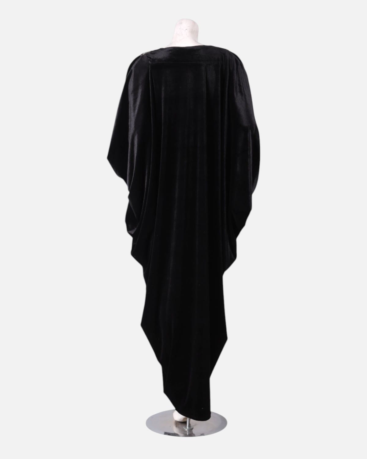 Traditional Afghan Velvet Dress with Embroidery