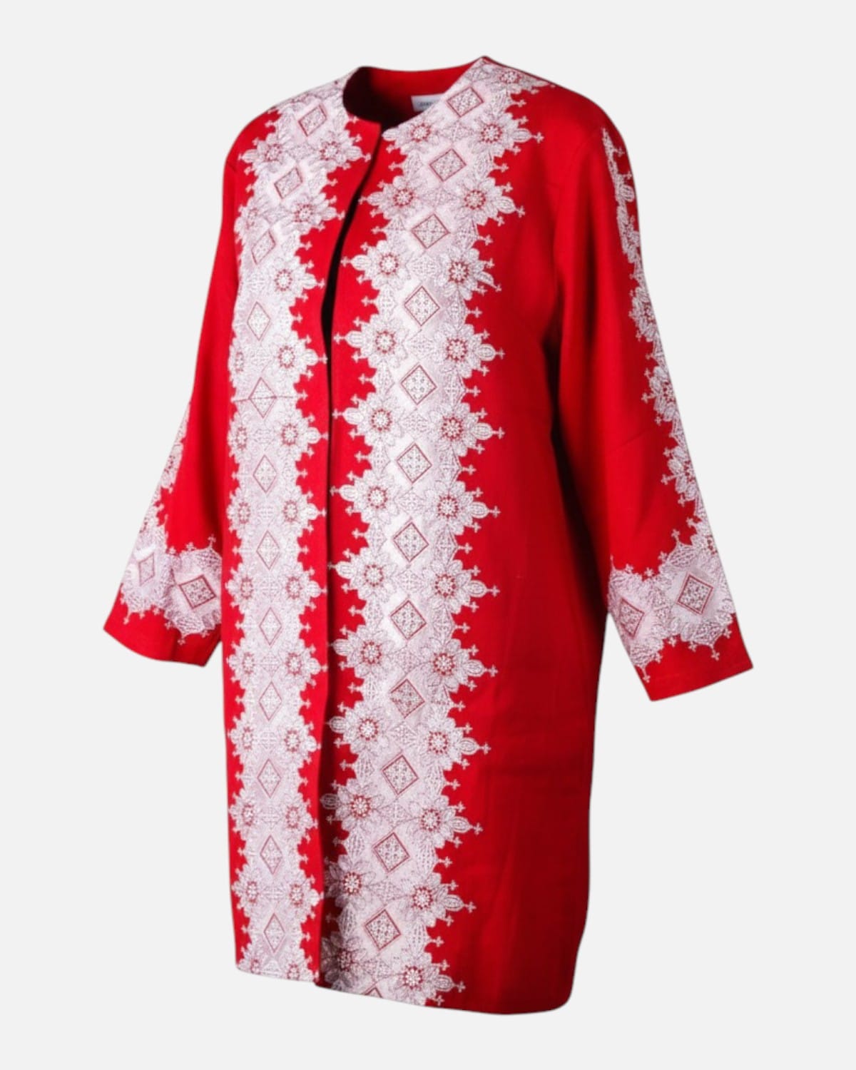 Afghan Traditional Embroidered red Dress