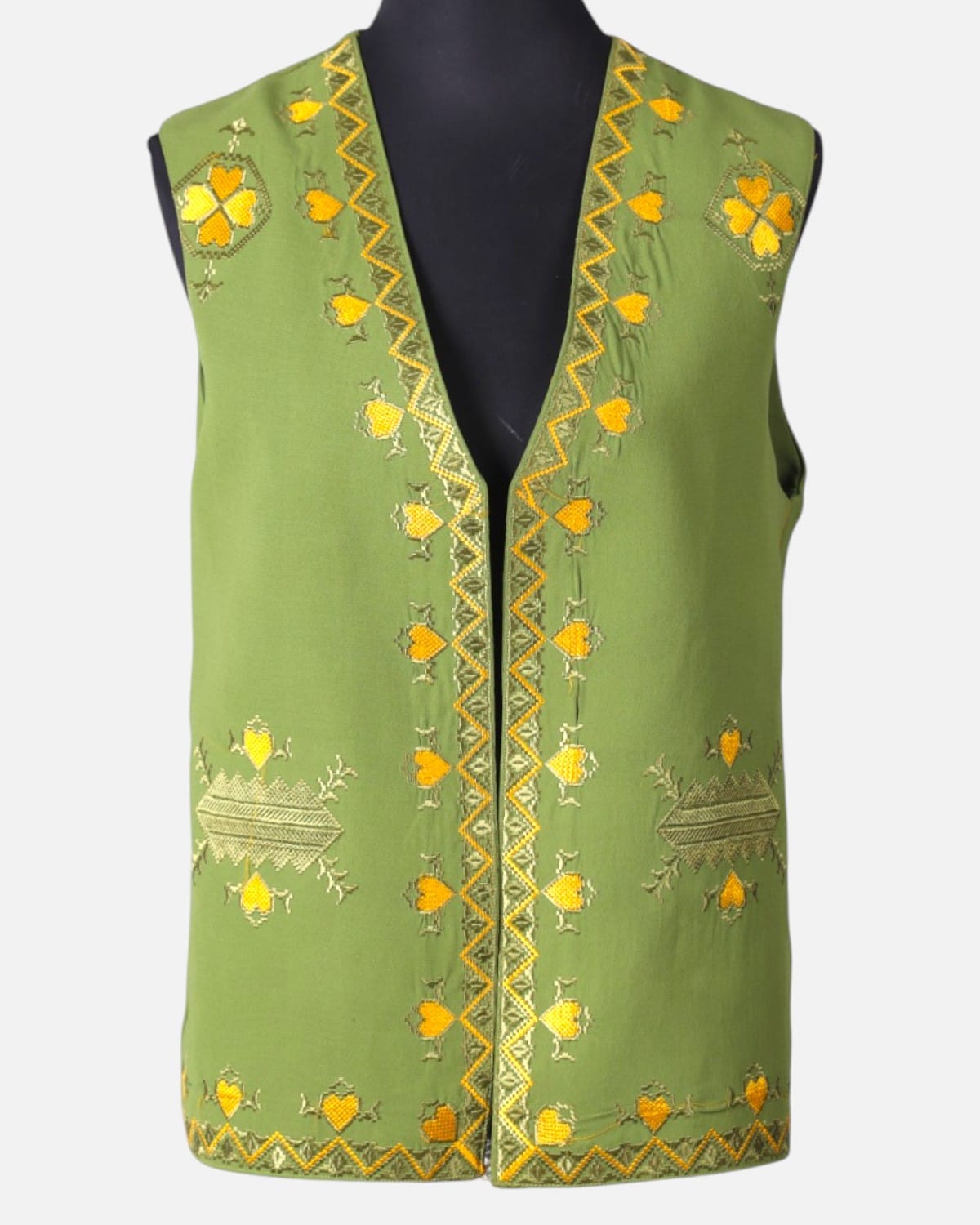 Afghan Traditional Vest and Cap Set