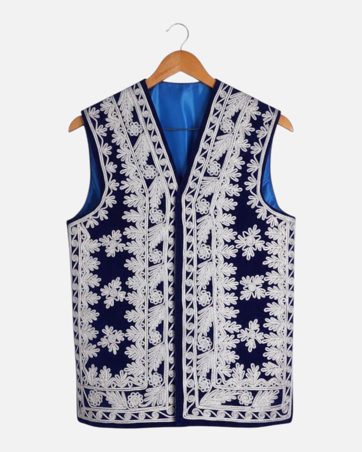 Afghan Velvet Hand Embroidered Vest
