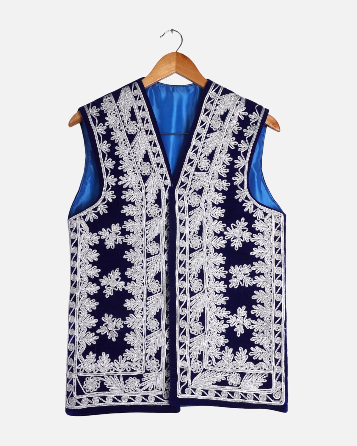 Afghan Velvet Hand Embroidered Vest