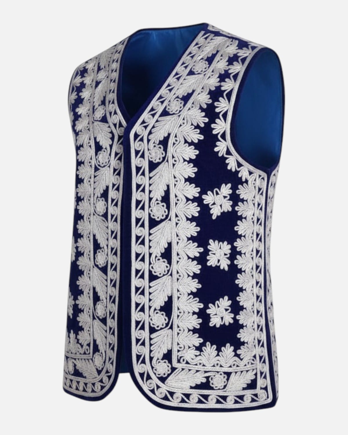 Afghan Velvet Hand Embroidered Vest