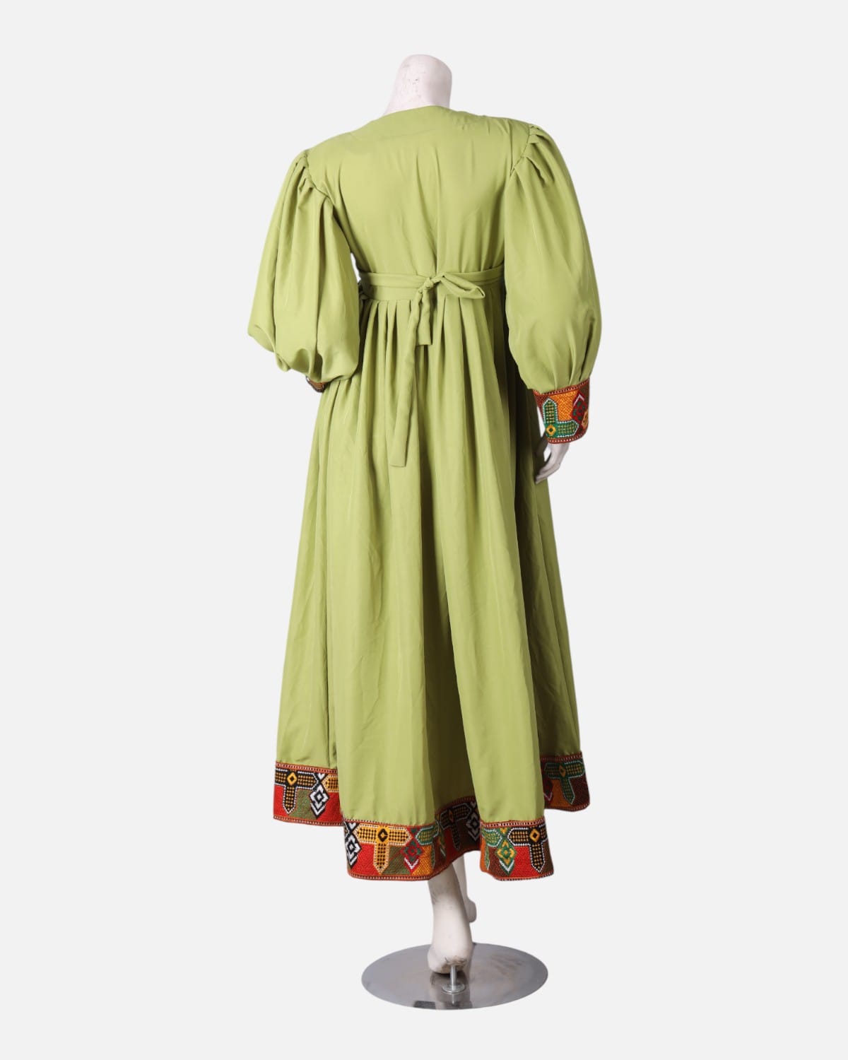 Afghan Simple Silk Dress