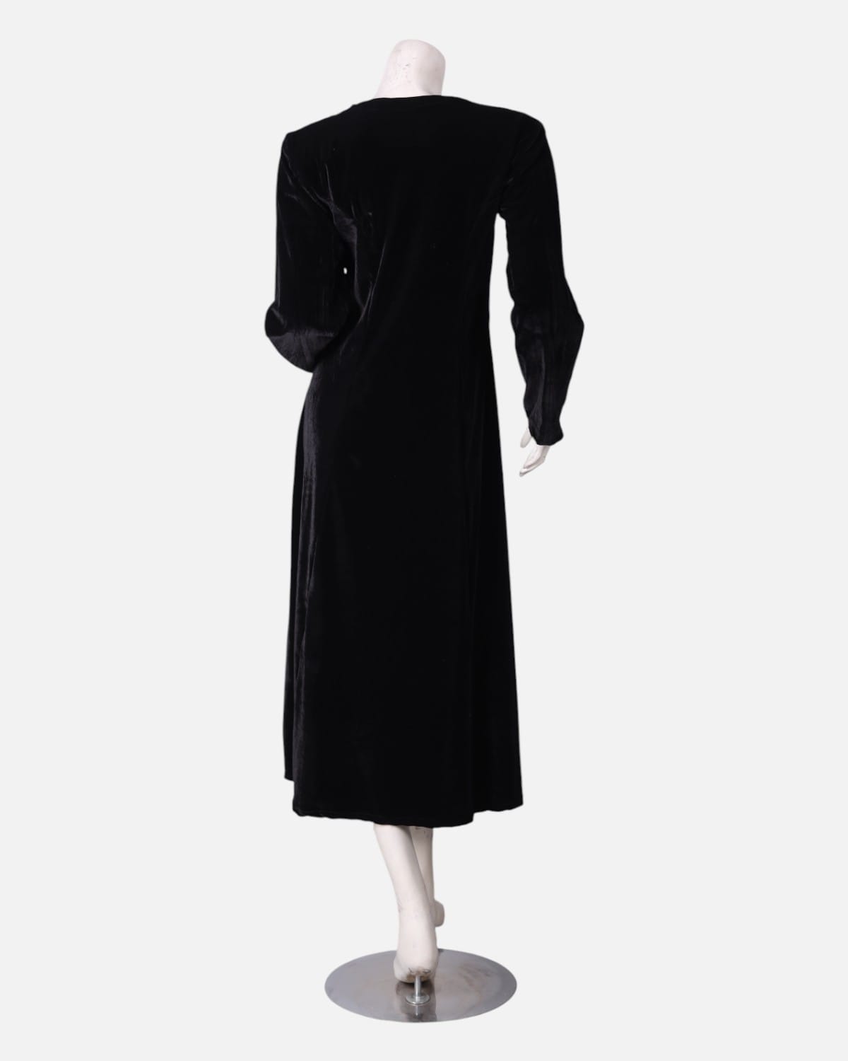 Salma Embroidered Velvet Dress