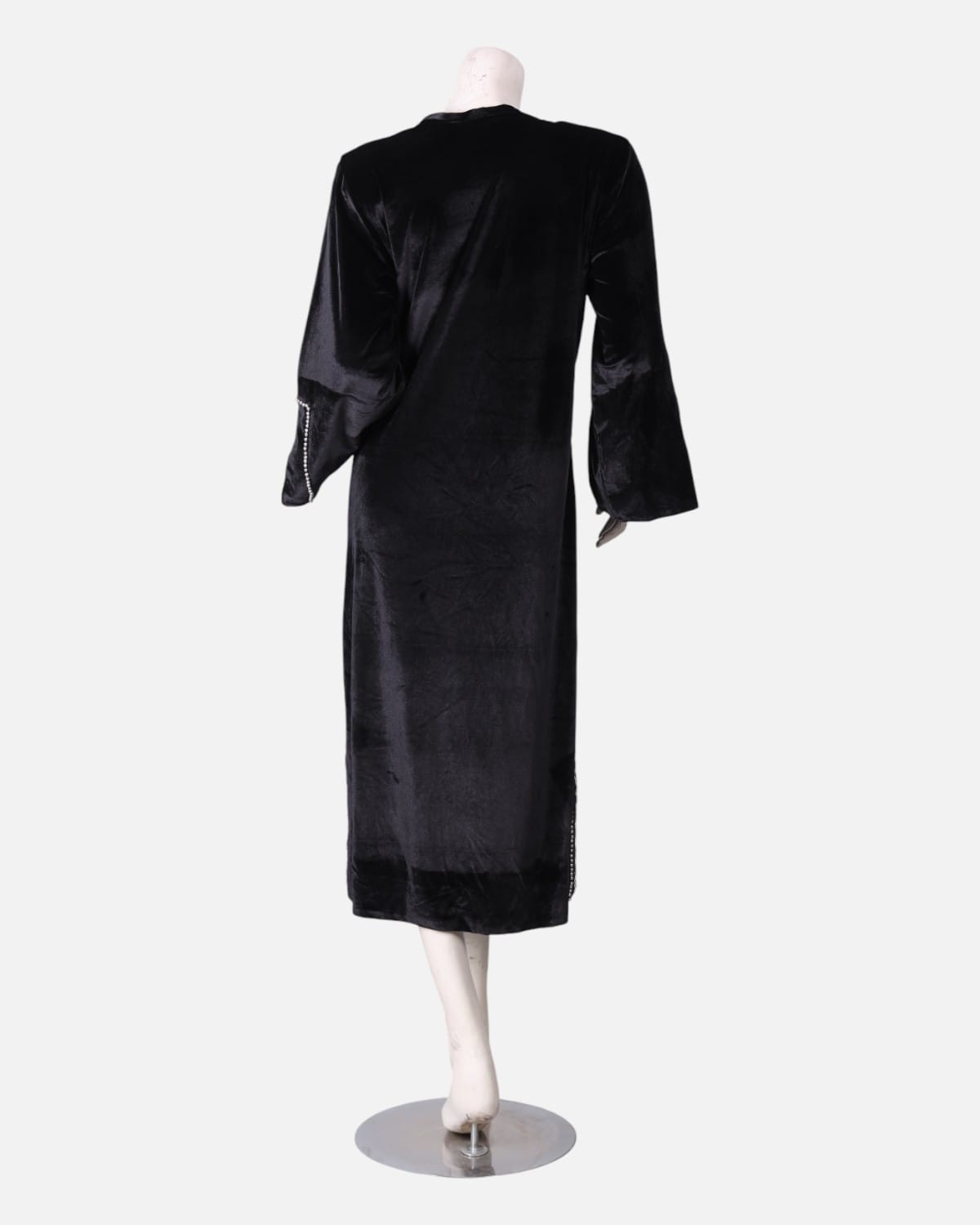 Velvet Dress with Handwork