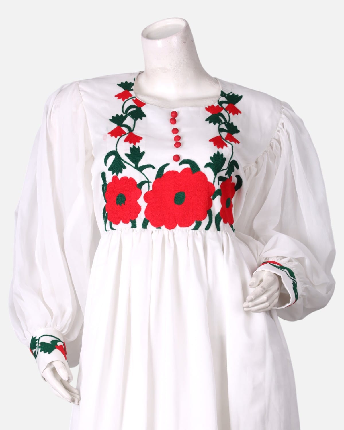 Hazara Handcrafted Dress with Pants and Shawl